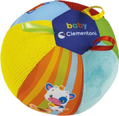 Clementoni - Tierfreunde-Ball - Ball mit Tiergeräuschen - Basteln - ab 3 Monaten