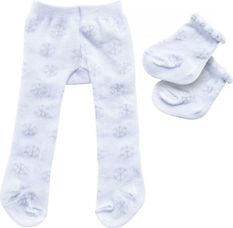 Heless Doll -Millot mit Socken -Schneeflocken, 35-45 cm