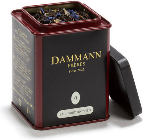 Dammann Frères Earl Grey Yin Zhen – loser Schwarztee mit Bergamotte – 100 Gramm