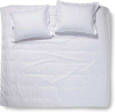 Damai linea - dekbedovertrek - tweepersoons - 200 x 200 220 cm - wit