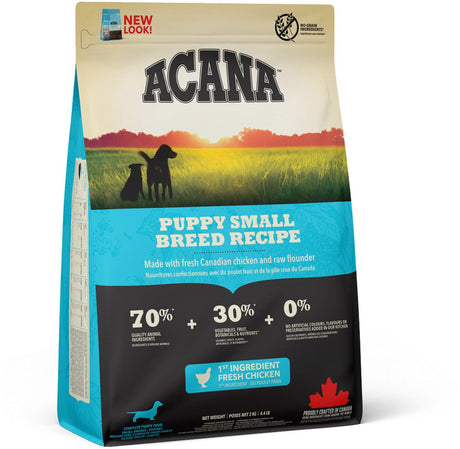 Acana Heritage Puppy Kleine Rasse Huhn Truthahn – Hundefutter – 2 kg