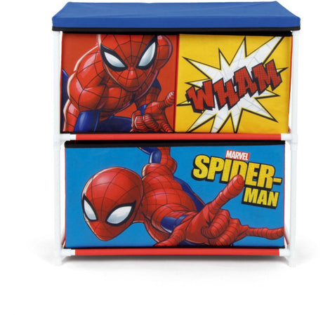 Marvel spiderman opbergplank met 3 lades rood