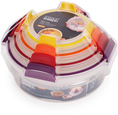 Joseph Joseph Nest Lock 4-teiliges Frischhaltedosen-Set, rund, mehrere Größen