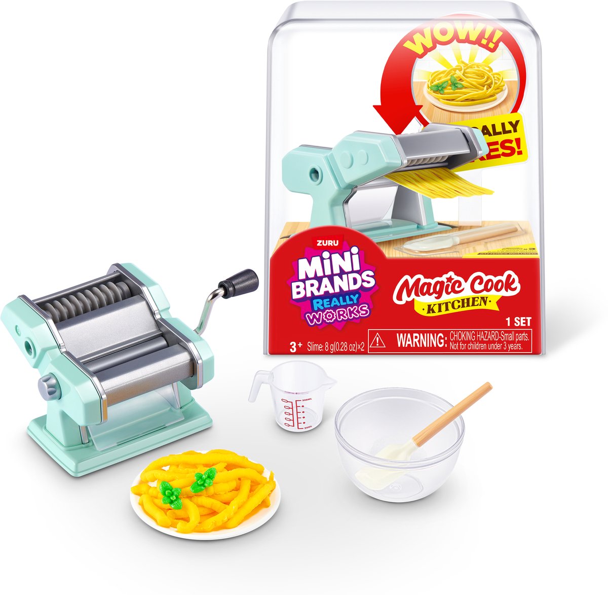 Zuru Mini Brands funktioniert wirklich Magic Cook Kitchen Capsule Series 1 (Nudelmaschine) von