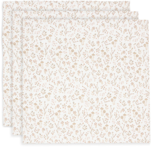 Jollein hydrofiele doek small 70x70cm bloomy (3pack)