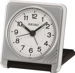 Seiko – silberfarbener Reisewecker qht015s