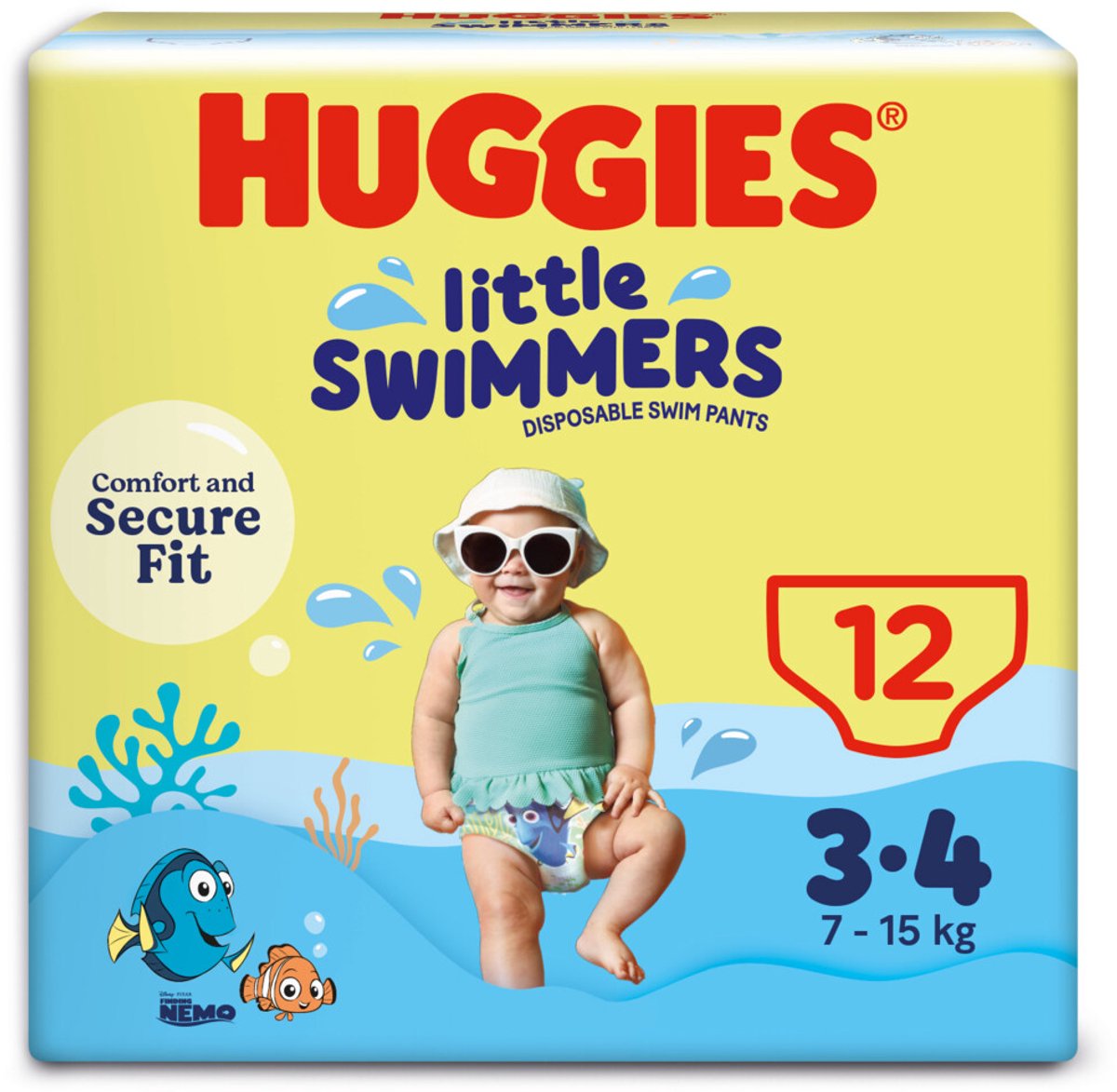Huggies ® little swimmers® 3-4 10 stuks