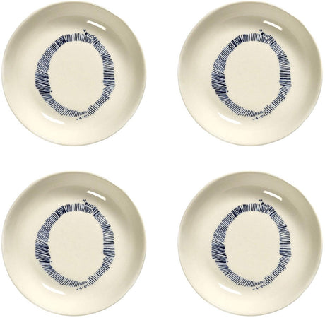 Serax - Ottolenghi Festmahl - Schüssel S - Weiß Blau - 11 ø - 4 Stück