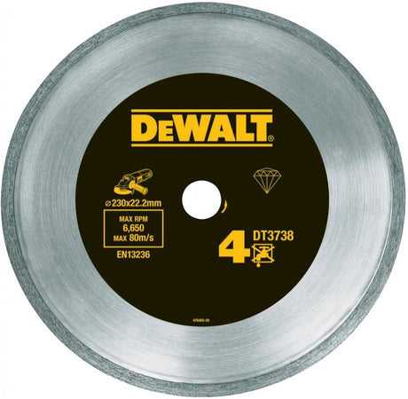 Dewalt dt3738-xj – Diamant-Sägeblatt – 230 mm – präzises Schneiden – hohe Präzision