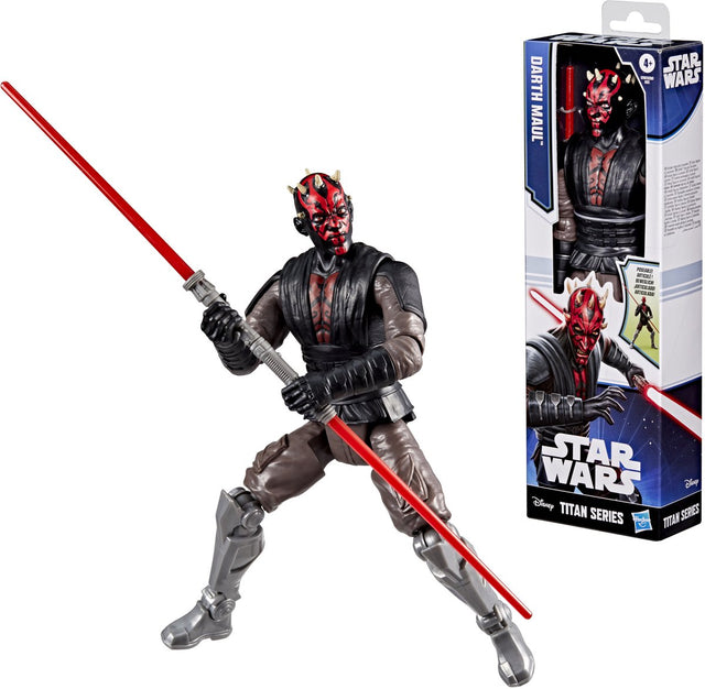 Star Wars Hasbro Actionfigur Titan Serie Darth Maul 30 cm Spielzeug.