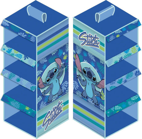 Disney Lilo Stitch 4-lagiger Kleiderschrank-Organizer in Blau