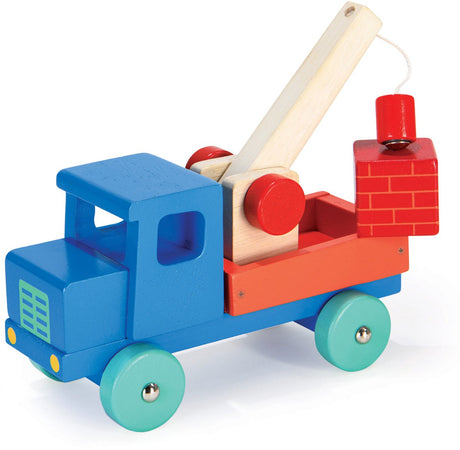 Mentari-Fahrzeuge – Pick-up-Truck blau – 21 x 8,50 x 10 cm – Holz – 3 Jahre