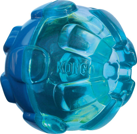 Kong Belohnungsball für Hunde | strapazierfähiges Gummi – blau