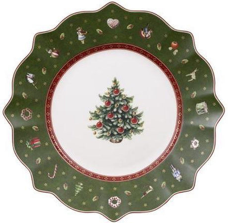 Villeroy Boch Toy's Delight Frühstücksteller - 24 cm - Grün - Weihnachten