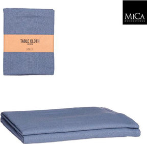 Mica decorations villia tafellaken – 250 x 140 cm – katoen – blauw