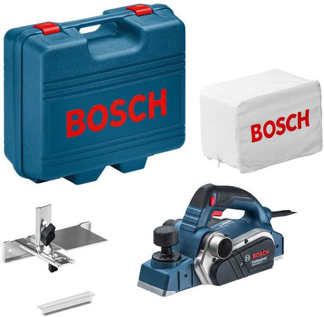 Bosch Blue Bosch Professional - Hobel GHO 26-82 D (Parallelführung, Staubbeutel, Sechskantschlüssel, Aufbewahrungskoffer)