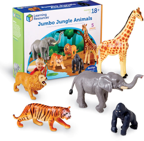 Lernressourcen Jumbo-Dschungeltiere - Spielfiguren - ab 18 Monaten