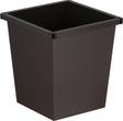 V-part vepabins vierkanttapse papierbak - 27l - zwart