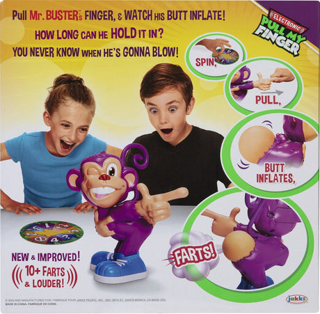 Jakks ziehen meinen Finger, elektronisches Zieh-mein-Finger-Spiel – Furzspiel
