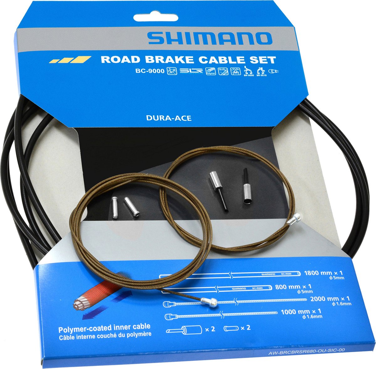 Shimano Dura Ace BC-9000 Bremszugset schwarz