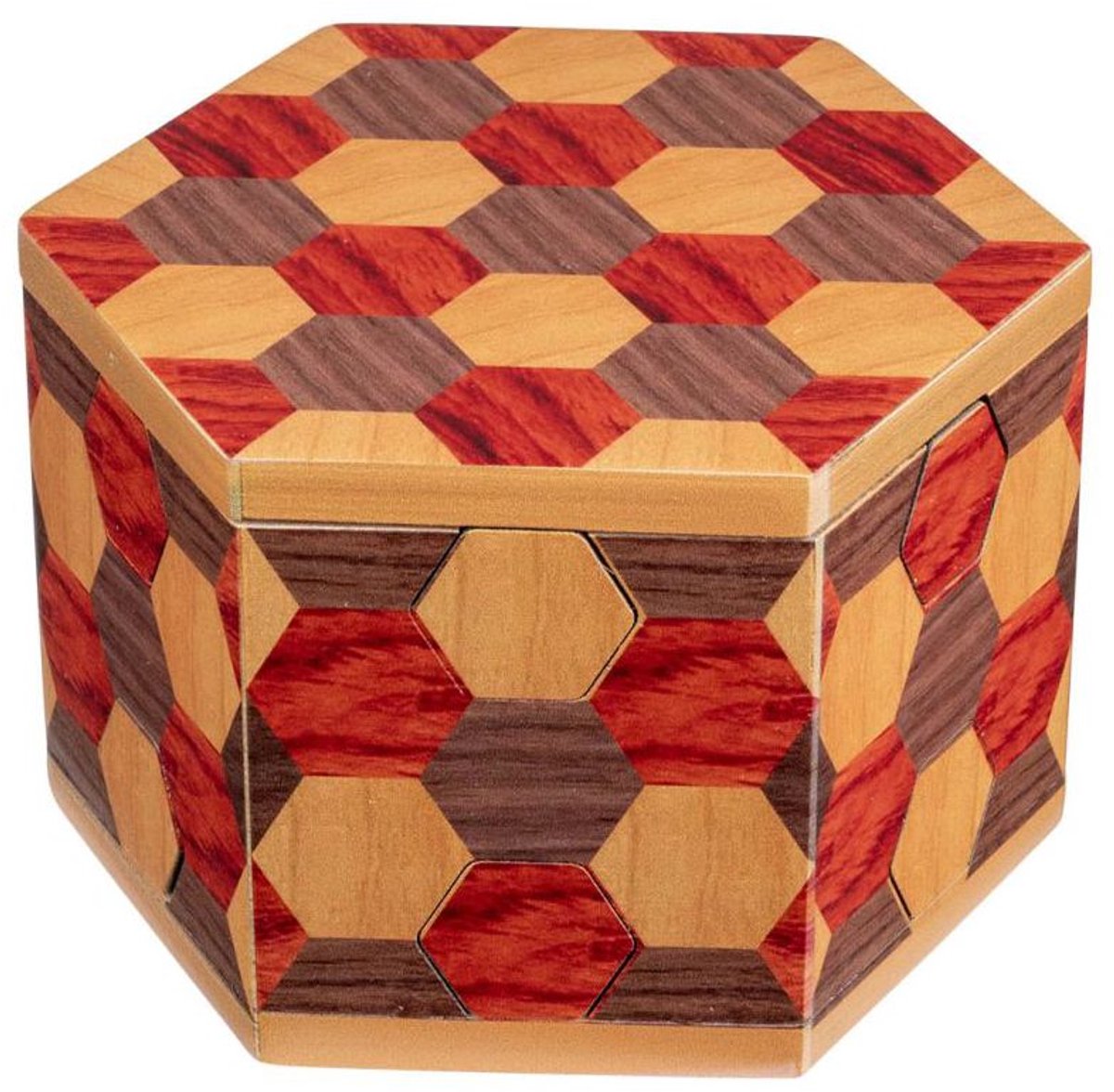 Philos Puzzle-Box, Waben-Denksport-Geschenk-Aufbewahrungsbox.