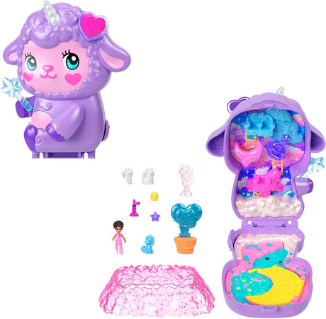 Polly Pocket Cozy Dreamland Sheep – kompaktes Spielfiguren-Set
