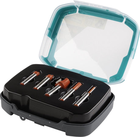 Wolfcraft - groeffrees set hm - frees set 5 delig - 8753000