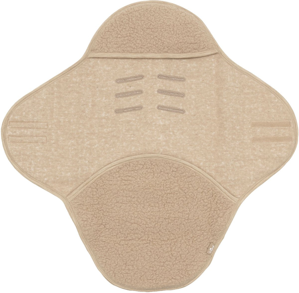 Jollein sherpa wikkeldeken - merino wol - natural