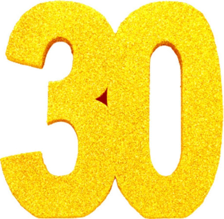 Markenlose Sans-Marque-Geburtstagstischdekoration Gold 30.