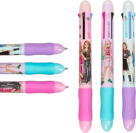 Depesche - topmodel uitgumbare gelpen met 4 kleuren - 1 stuk
