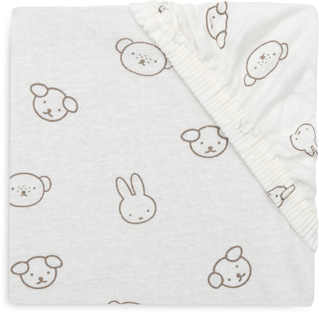 Jollein hoeslaken wieg - 40 50x80 90cm - jersey - miffy and friends