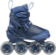 Roces Moody x TIF Boy verstellbare Inline-Skates Kinder – Inline-Skates – Mitwachs-Skates – Blau – Größe 30–35