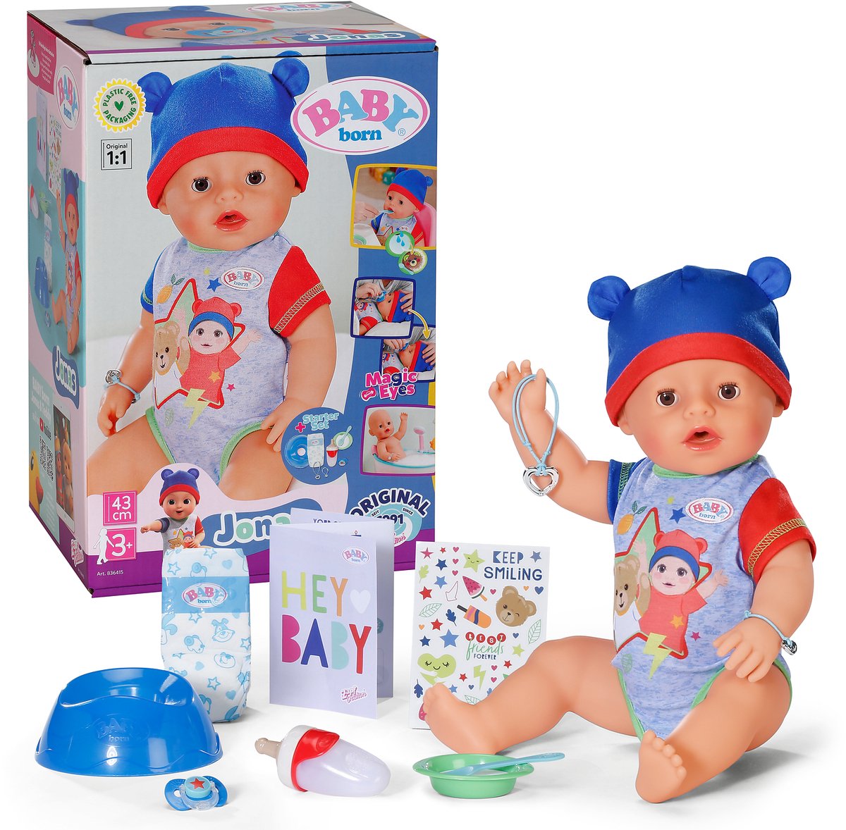 Baby born Jonas 43 cm (Junge)