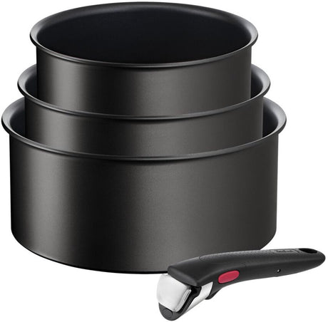 Tefal ingenio unlimited - Pfannenset - 4-teilig - Induktion - stapelbar - abnehmbarer Griff - platzsparend
