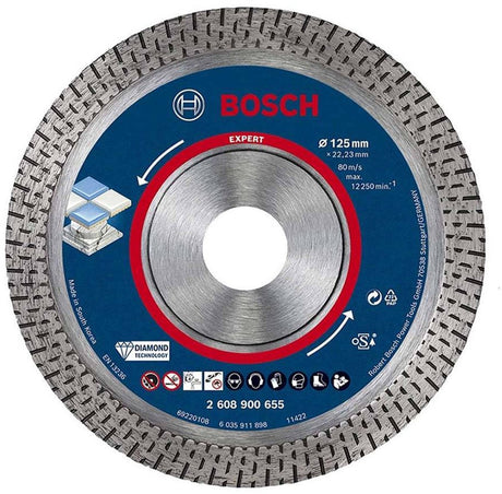 Bosch Expert Hardceramic-Serie – Diamant-Trennscheibe – 125 mm – Präzisionsschnitt – glatte Kanten