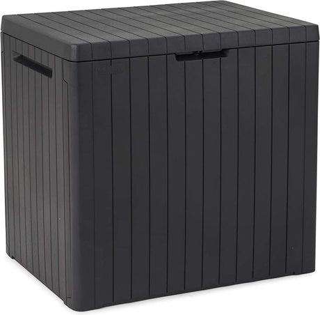 Keter Gartenbox, beständig gegen niedrige Temperaturen und UV-Strahlung, City-Aufbewahrungsbox 113 l