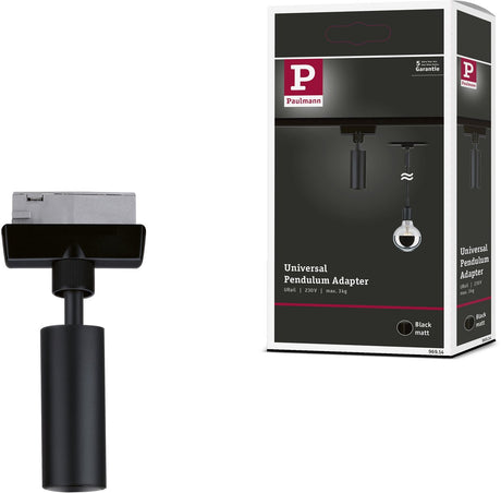 Paulmann 96914 Aufputz-Systemkomponenten Pendeladapter schwarz