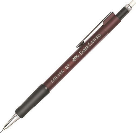 Faber-castell vulpotlood - grip 1347 - lijnbreedte 0,7mm - rood metallic - fc-134721