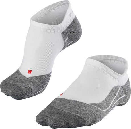 Falke ru4 unsichtbare Anti-Blasen-Baumwoll-Funktionsmaterial-Laufsocken Herren weiß - Größe 44-45
