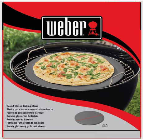 Weber glasierter Pizzastein ø 36 cm
