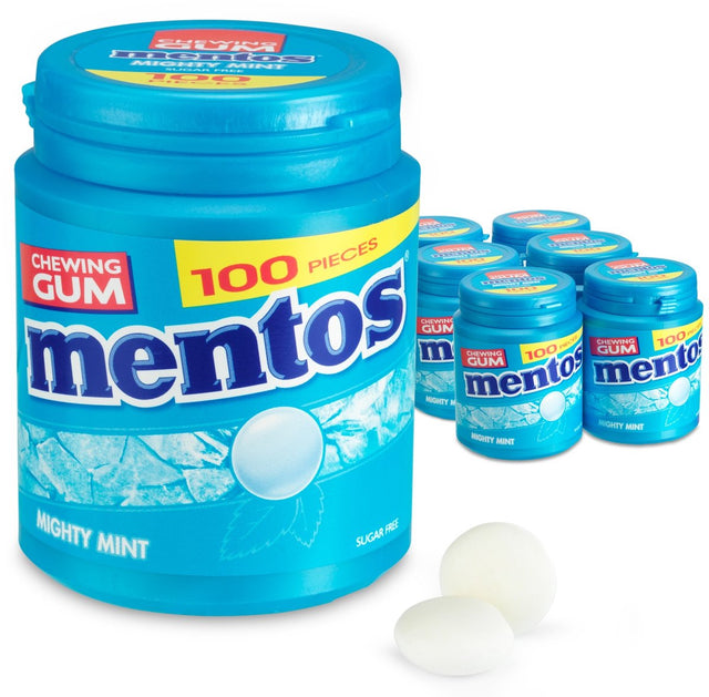 Mentos Kaugummi Mighty Mint XL (6x 100 Stück)