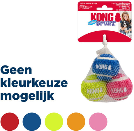 Kong sport softies balls - hondenspeelgoed - assorti 3 stuks small s