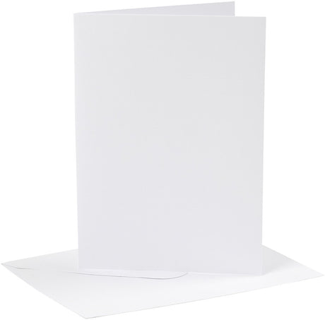 Kreativunternehmen https: www.cchobby.nl Cards-and-envelopes-size-card-12-7x17-8-cm-size-envelope-13-3x18-5-cm-230-gr-white-4-set-1-box