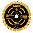 Dewalt extreme framing serie - cirkelzaagblad - 165mm - 24 tanden - c3 carbide