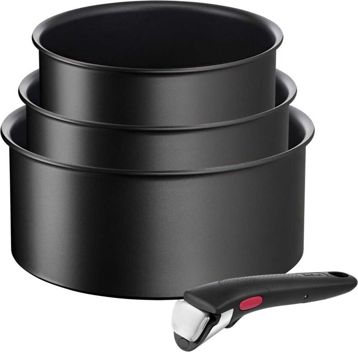 Tefal ingenio unlimited - Pfannenset - 4-teilig - Induktion - stapelbar - abnehmbarer Griff - platzsparend
