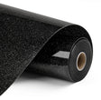 Loklik Wärmetransfer-Vinyl-Glitzer – Schwarz – 30,5 x 90 cm