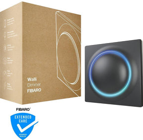 Fibaro Walli Dimmer – Smarter Einbaudimmer – LED-geeignet – Anthrazit – Z-Wave Plus