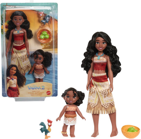 Disney Prinzessin Vaiana Modepuppe im 2er-Pack