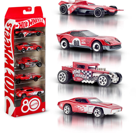 Hot Wheels Diecast 80th 5er-Pack | 6 Stück