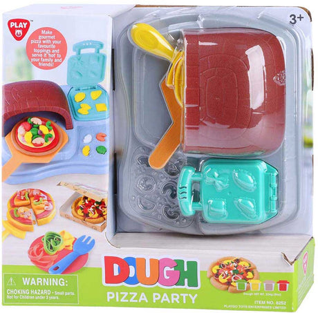 Playgo Pizza-Party-Ton-Set – 4 Tontöpfe